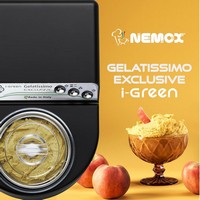 photo gelatissimo exclusive i-green - nera - fino a 1kg di gelato in 15-20 minuti 8
